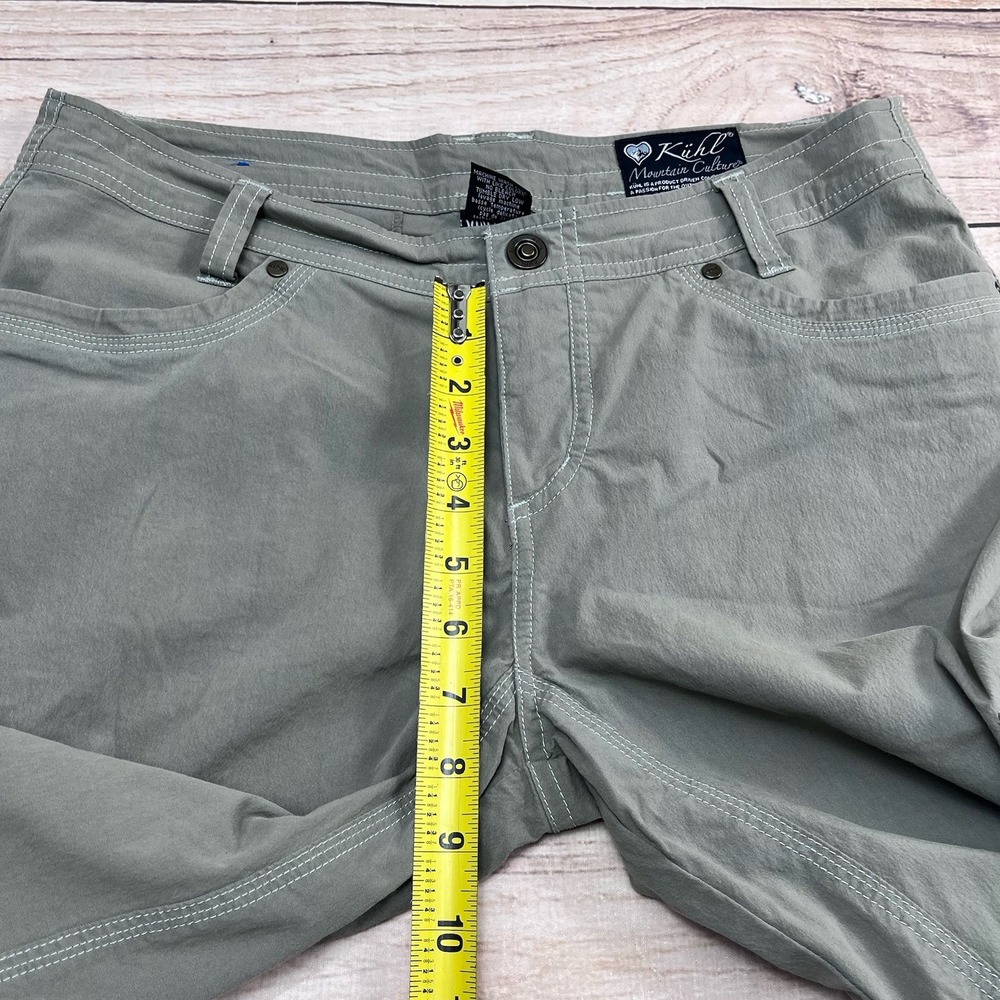 Kuhl Women's Size 10 Regular Pine Gray Roll-Up Pant Outdoor Hiking Pants #108846 - Picture 8 of 9